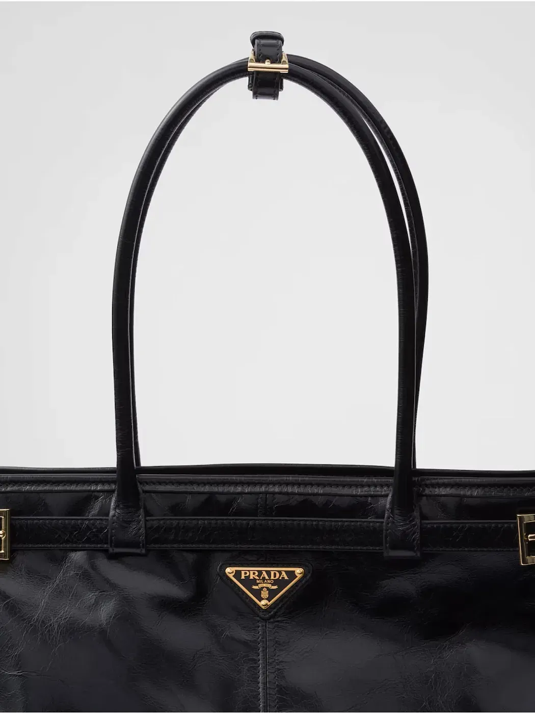 Prada Сумка большого размера из кожи Black - фото 7