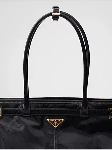 Prada Сумка большого размера из кожи Black - фото 7