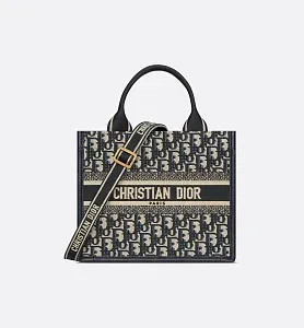Dior Сумка Book Tote маленького формата Blue - фото 1