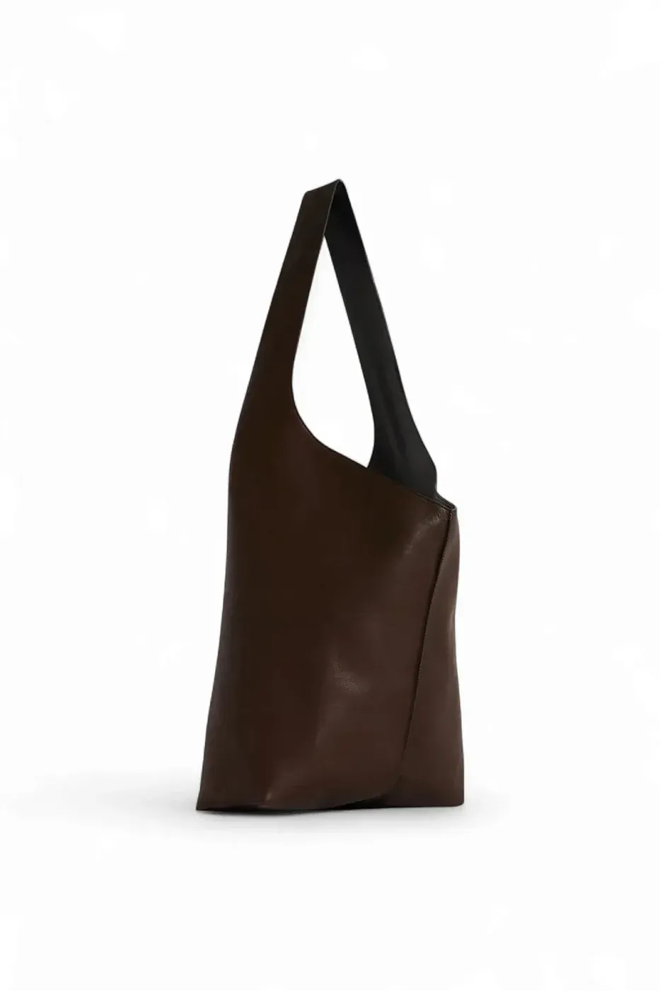 The Row Сумка Bindle Stitch Deep Brown из кожи - фото 2