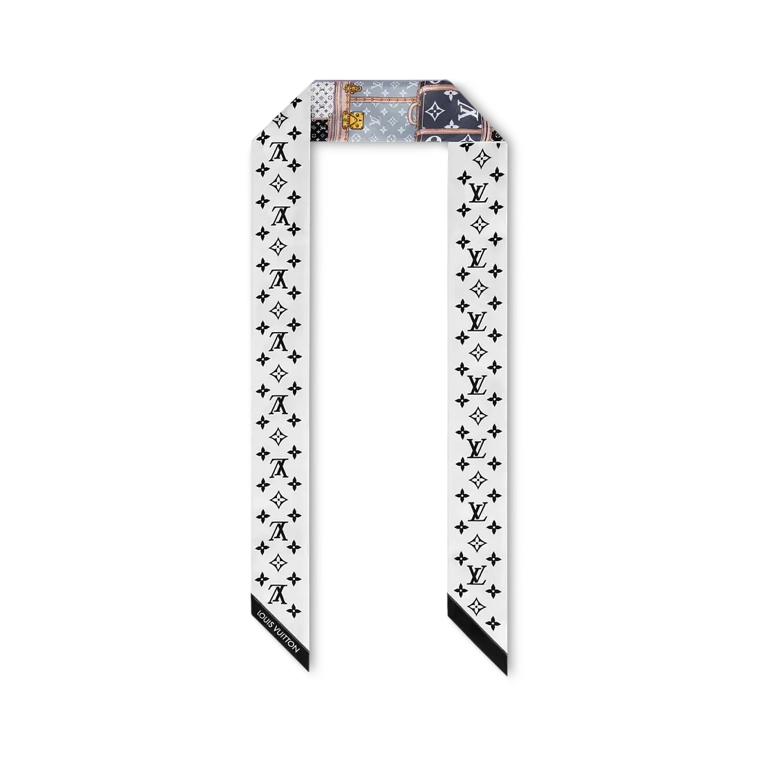 Louis Vuitton Шелковая лента Let's Go BB Black - фото 4