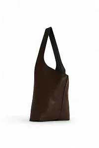 The Row Сумка Bindle Stitch Deep Brown из кожи - фото 2