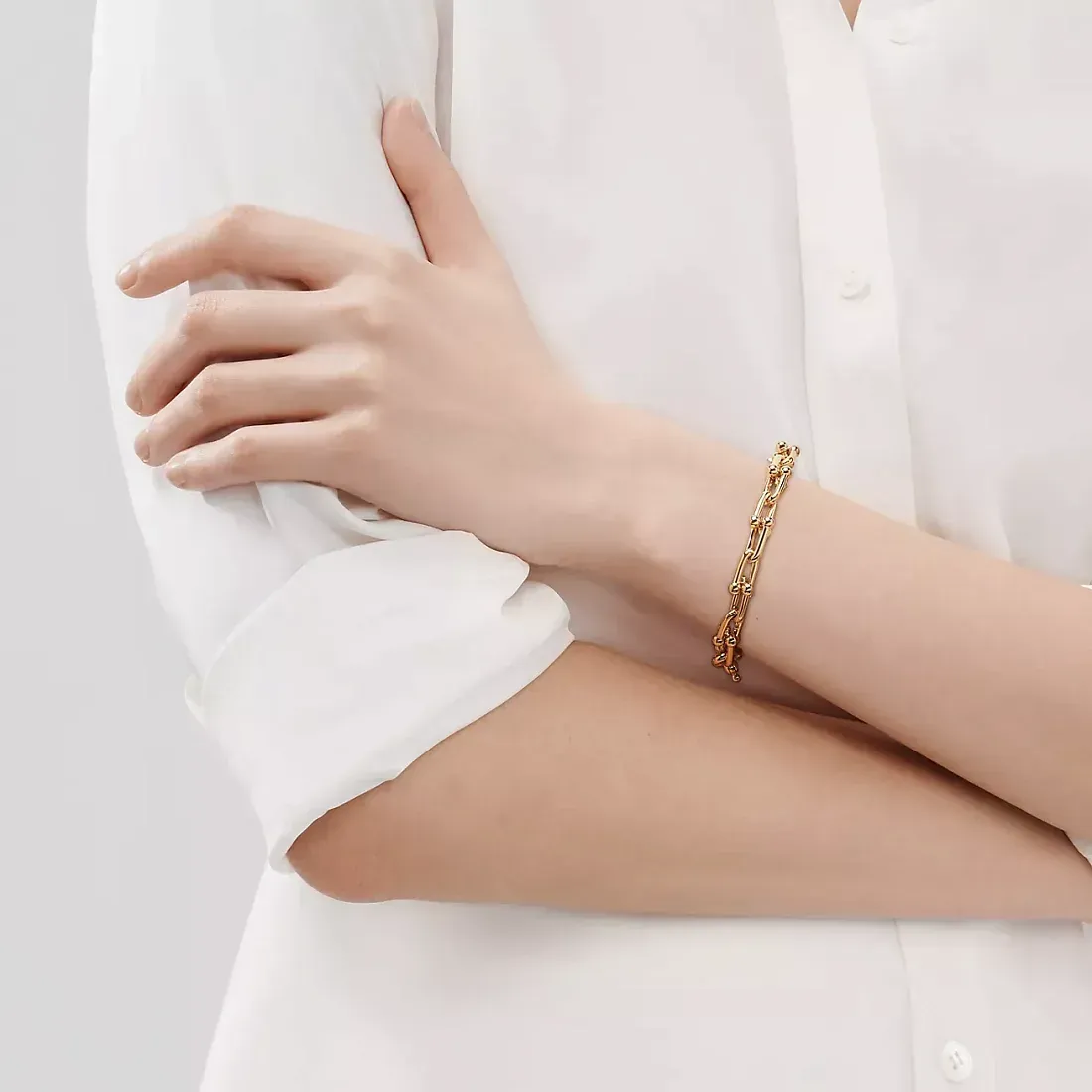 Tiffany & Co. Браслет HardWear Medium Link Bracelet Yellow Gold - фото 2