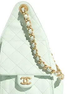 Chanel Маленькая сумка 25 Light Green - фото 4