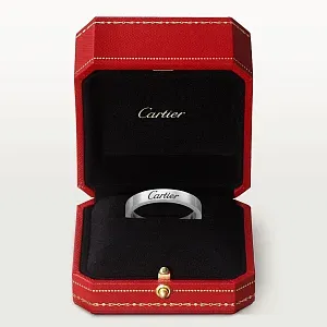 Cartier Обручальное кольцо C de Men 3 мм Platinum - фото 4