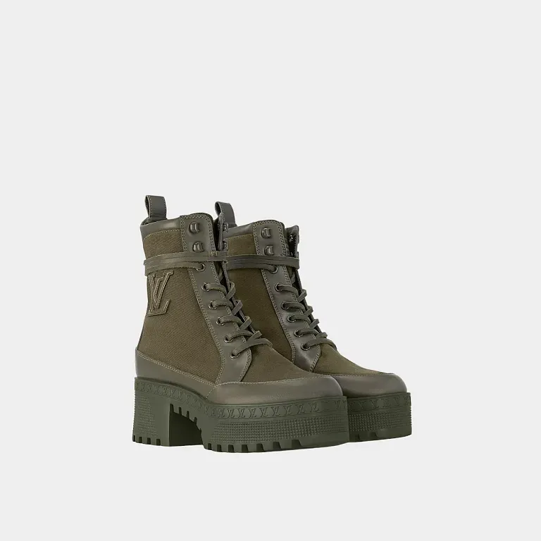 Дезерты Laureate на платформе Louis Vuitton Khaki - фото 1