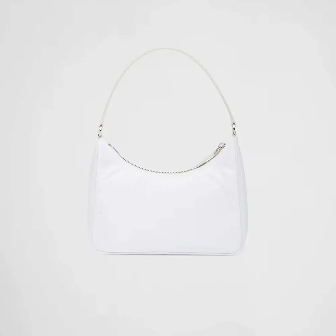 Prada Мини-сумка Re-Edition 2005 из Re-Nylon и сафьяновой кожи White - фото 4