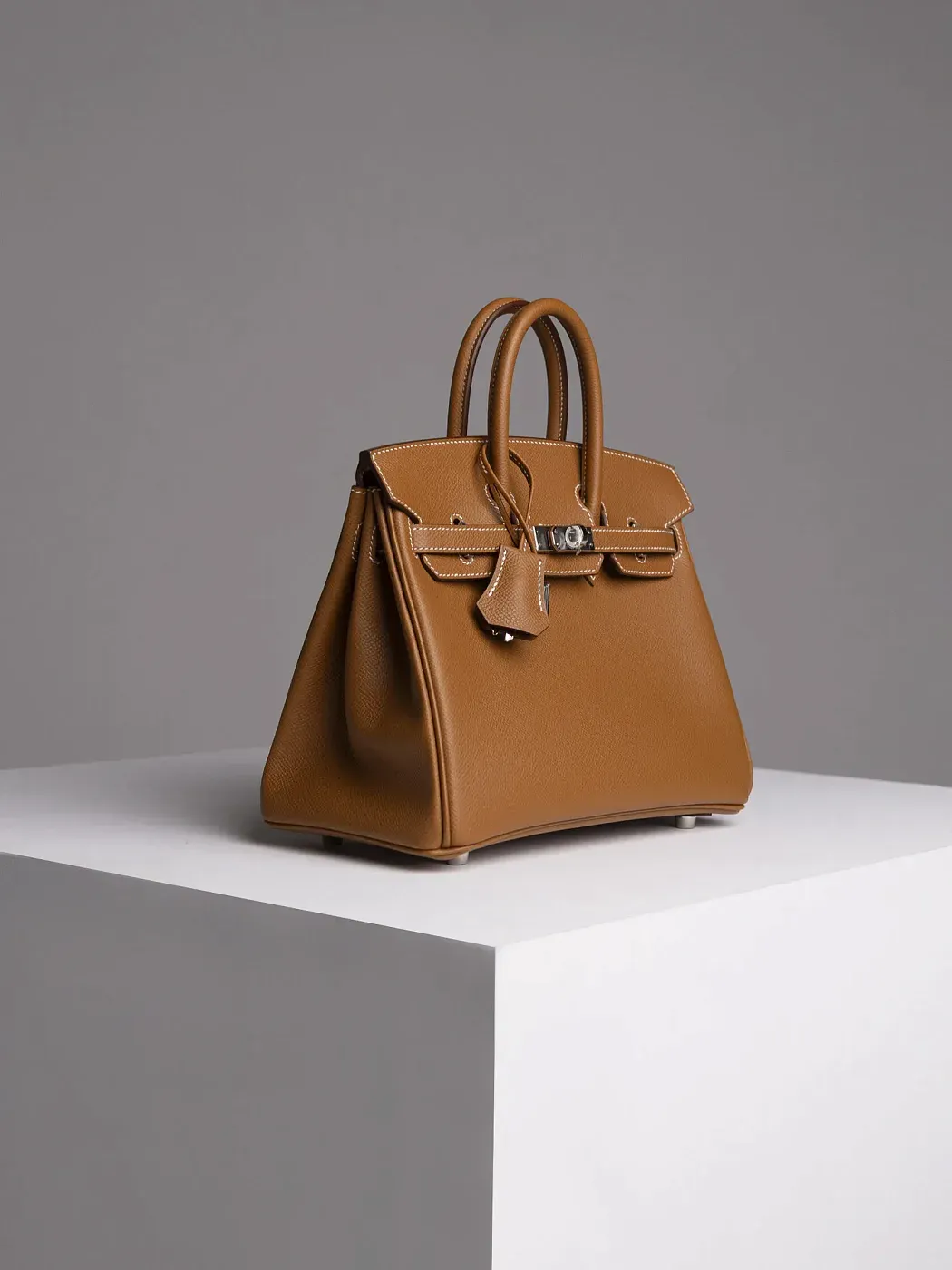 Hermès Сумка Birkin 25 Gold Epsom Palladium Hardware - фото 4