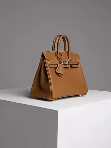 Hermès Сумка Birkin 25 Gold Epsom Palladium Hardware - фото 4