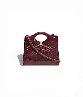 Chanel Мини-сумка Cabas 31 Dark Burgundy - фото 1