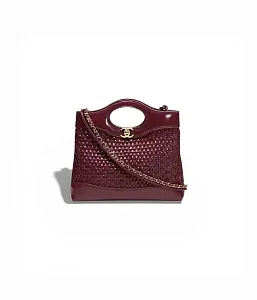 Chanel Мини-сумка Cabas 31 Dark Burgundy - фото 1