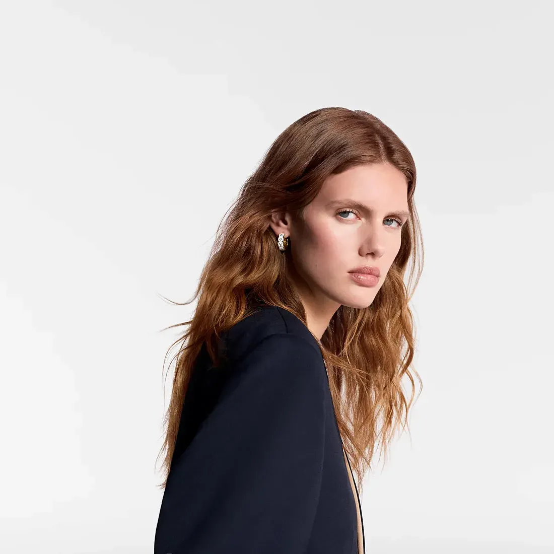 Louis Vuitton Серьги Nanogram Enamel White - фото 5