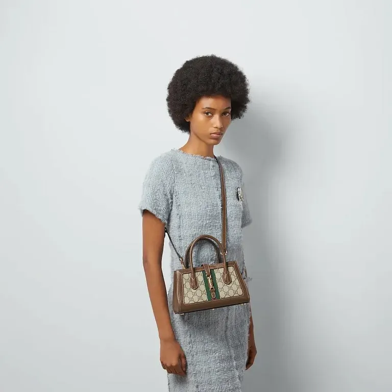 Сумка-тоут с застежкой Gucci - фото 2