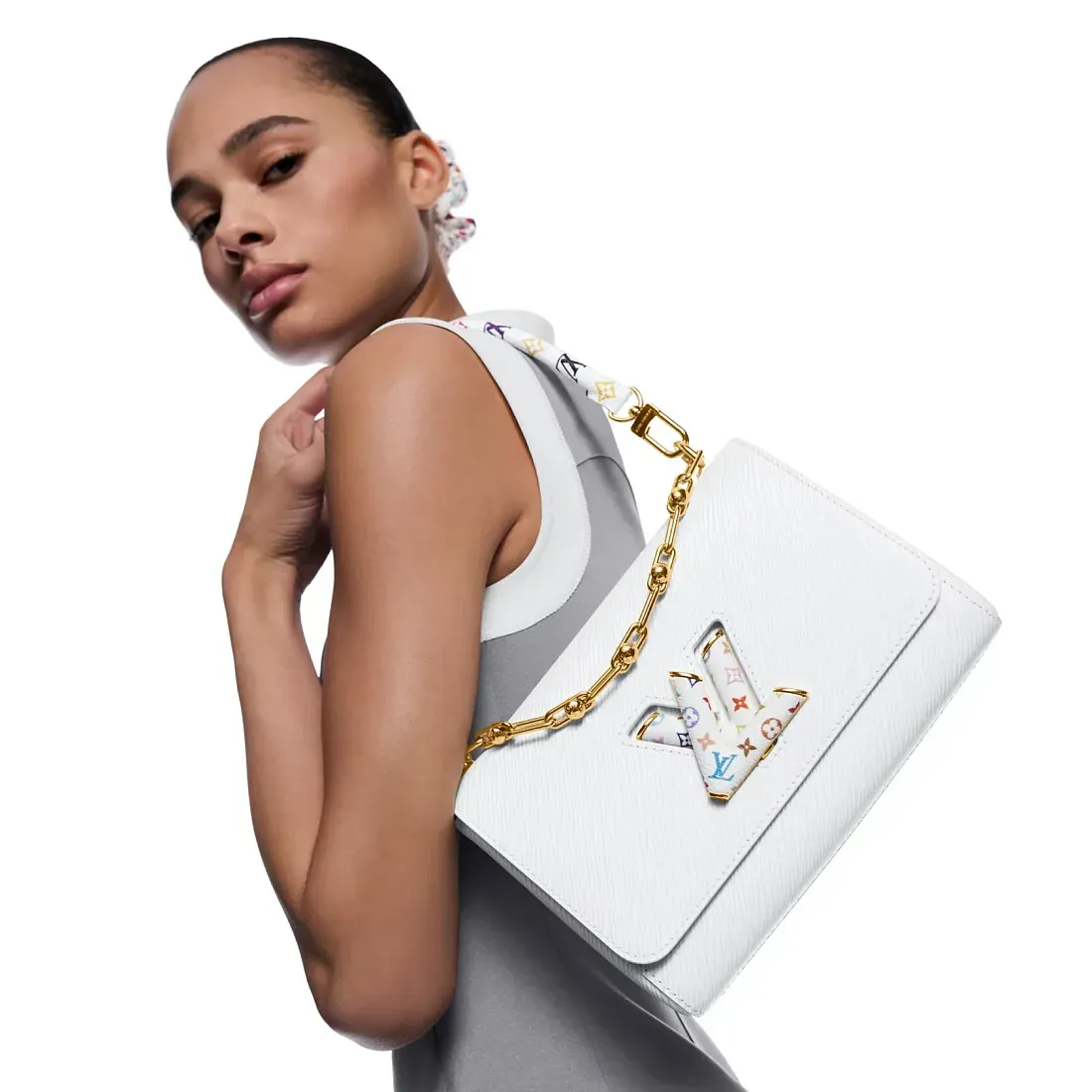 Louis Vuitton Сумка Twist MM Slim TM x White - фото 2