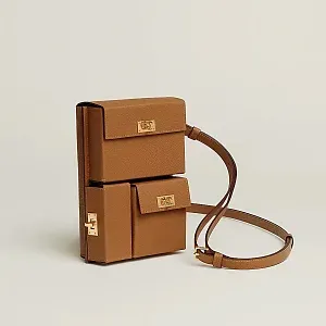 Hermès Сумка Kelly Multipocket To Go Pouch Gold - фото 2