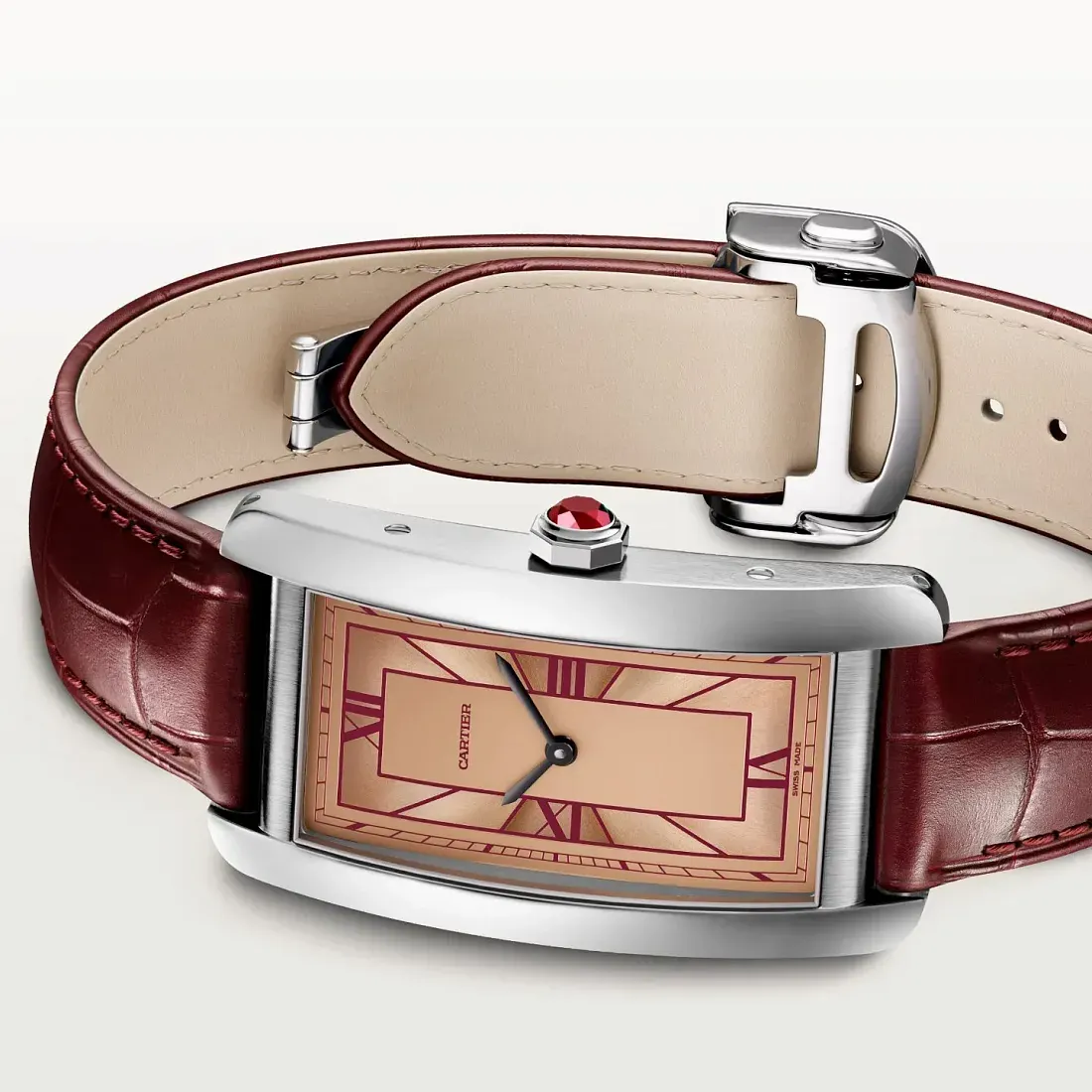 Cartier Часы Tank Americaine watch Men - фото 4