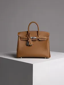 Hermès Сумка Birkin 25 Gold Epsom Palladium Hardware - фото 1