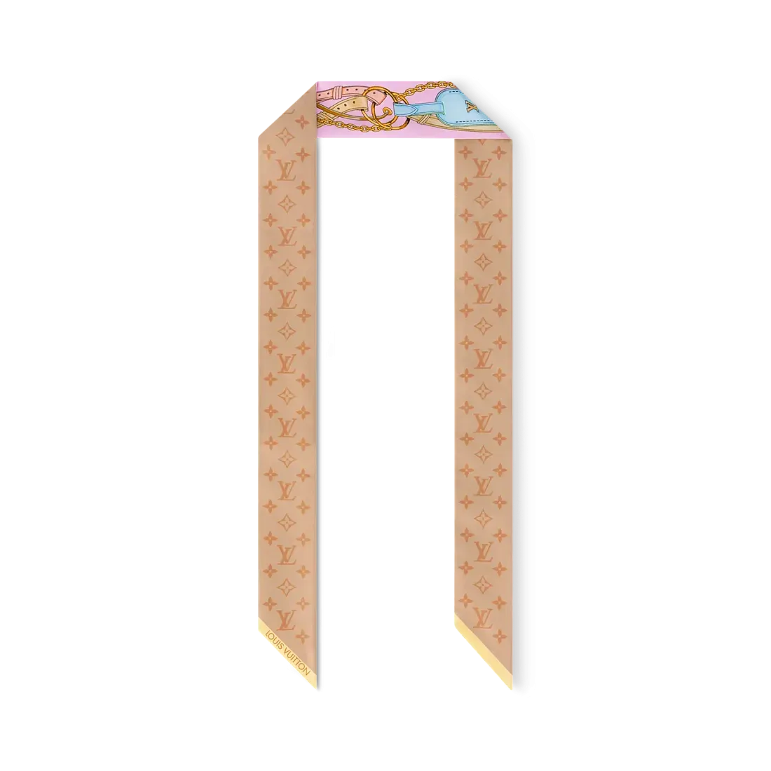 Louis Vuitton Шелковая лента Flower And Straps BB Parme - фото 3