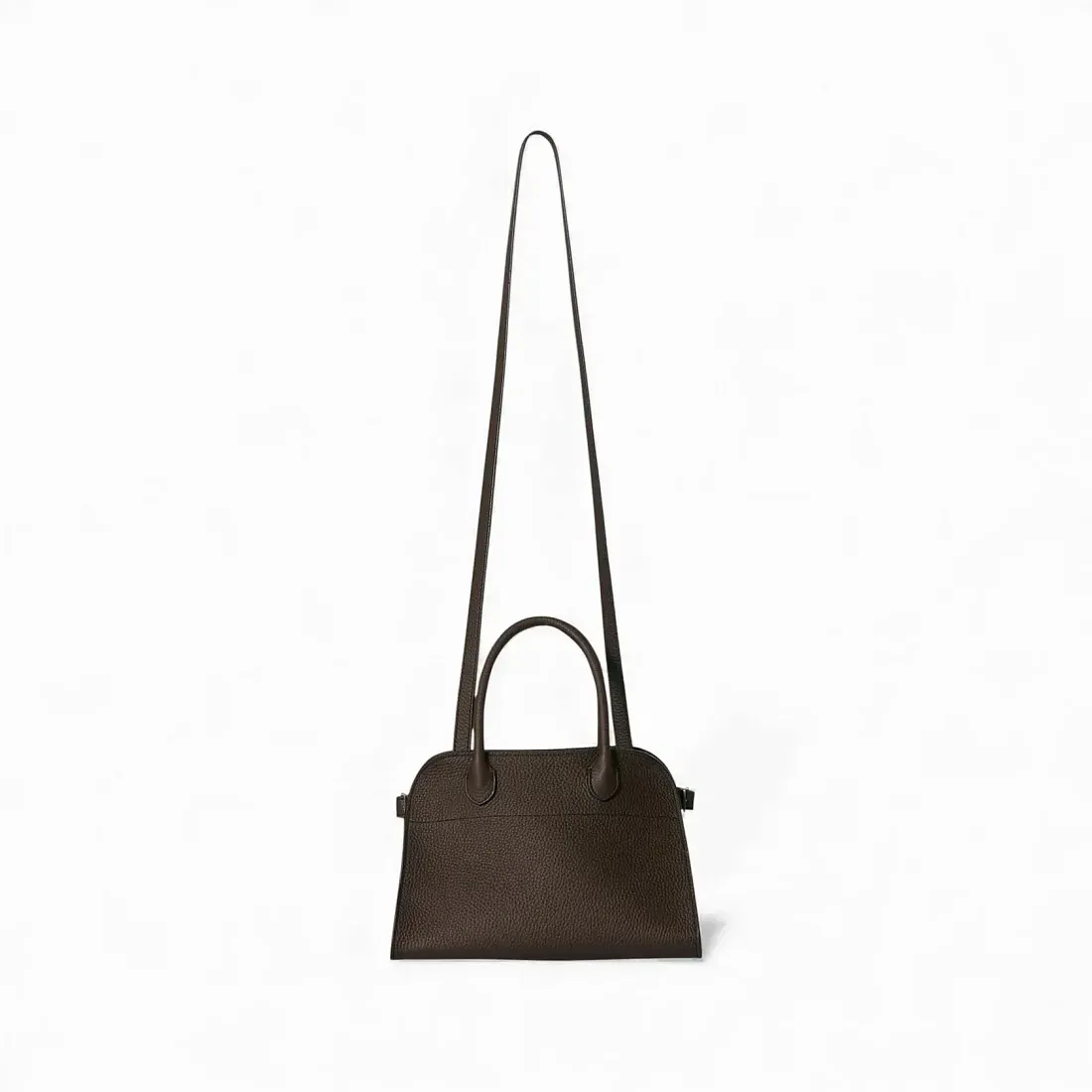 The Row Сумка Soft Margaux 10 Deep Brown из кожи - фото 3