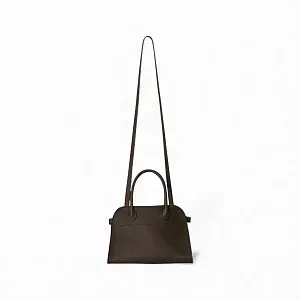 The Row Сумка Soft Margaux 10 Deep Brown из кожи - фото 3
