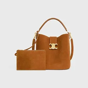 Celine Сумка Medium Louise Suede - фото 6