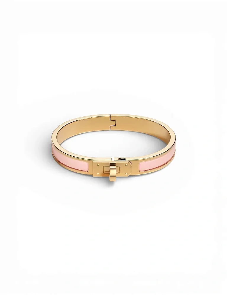 Браслет Mini Clic Kelly Hermes Rose Candeur - фото 1