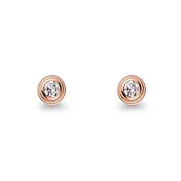 Cartier Серьги d'Amour stud earrings, 2 diamonds, mini model Rose Gold - фото 1