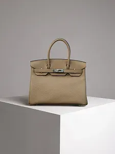 Hermès Сумка Birkin 30 Poussiere Togo Palladium Hardware - фото 1