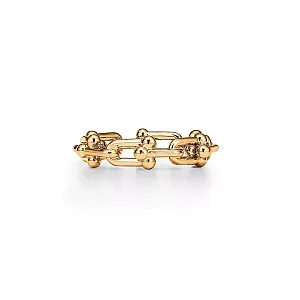 Tiffany & Co. Кольцо HardWear Micro Link Ring Yellow Gold - фото 1