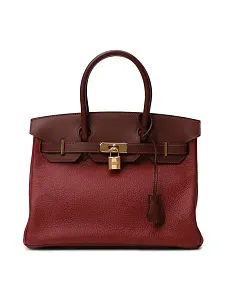Hermès Сумка Birkin 30 Rouge H Ghw Preloved - фото 6