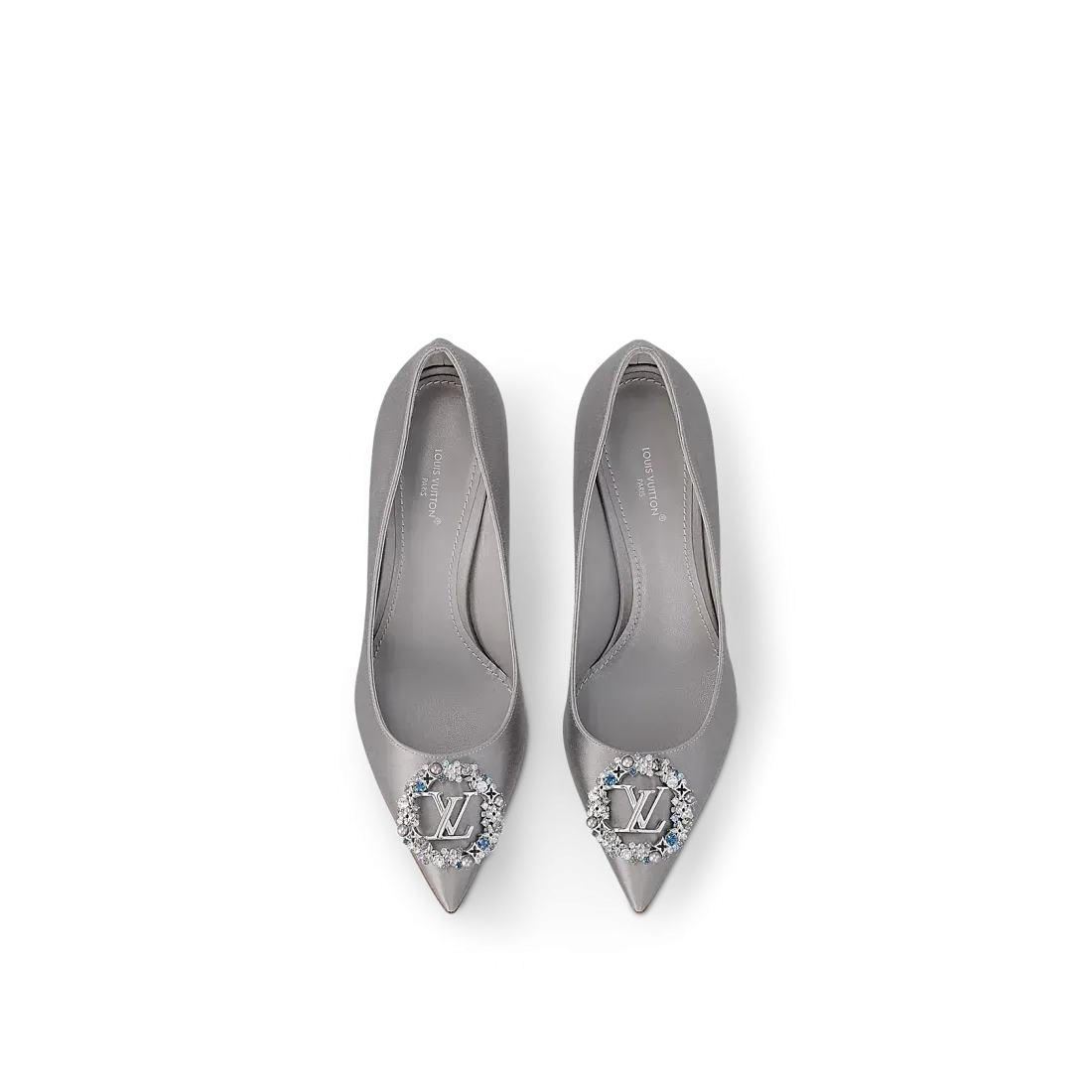 Louis Vuitton Туфли Met на каблуке Gray - фото 3
