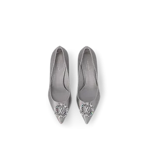 Louis Vuitton Туфли Met на каблуке Gray - фото 3
