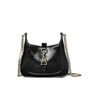 Gucci Мини-сумка Jackie Notte Black Patent - фото 1