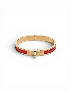 Hermès Браслет Mini Clic Kelly Rouge Amarante - фото 1