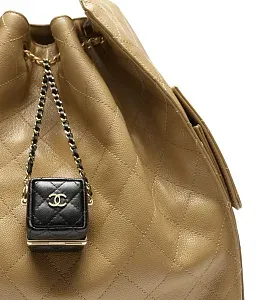 Chanel Брелок для сумочки Black - фото 5