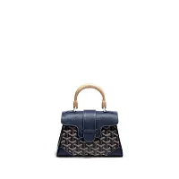 Goyard Мини-сумка Saigon Souple Navy Blue - фото 1