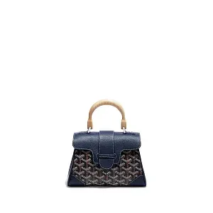 Goyard Мини-сумка Saigon Souple Navy Blue - фото 1