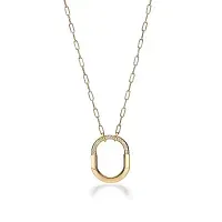 Tiffany & Co. Подвеска Lock Medium Pendant with Diamonds Yellow Gold - фото 1