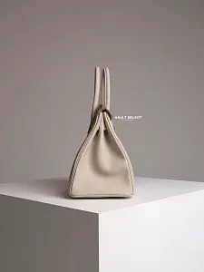 Hermès Сумка Birkin 30 Craie Togo Gold Hardware - фото 5