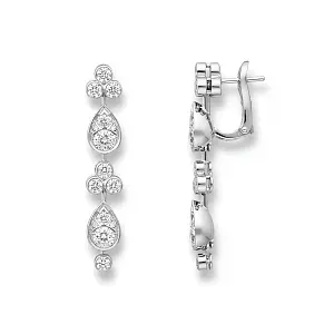 Cartier Серьги Pluie de earrings, diamonds - фото 3