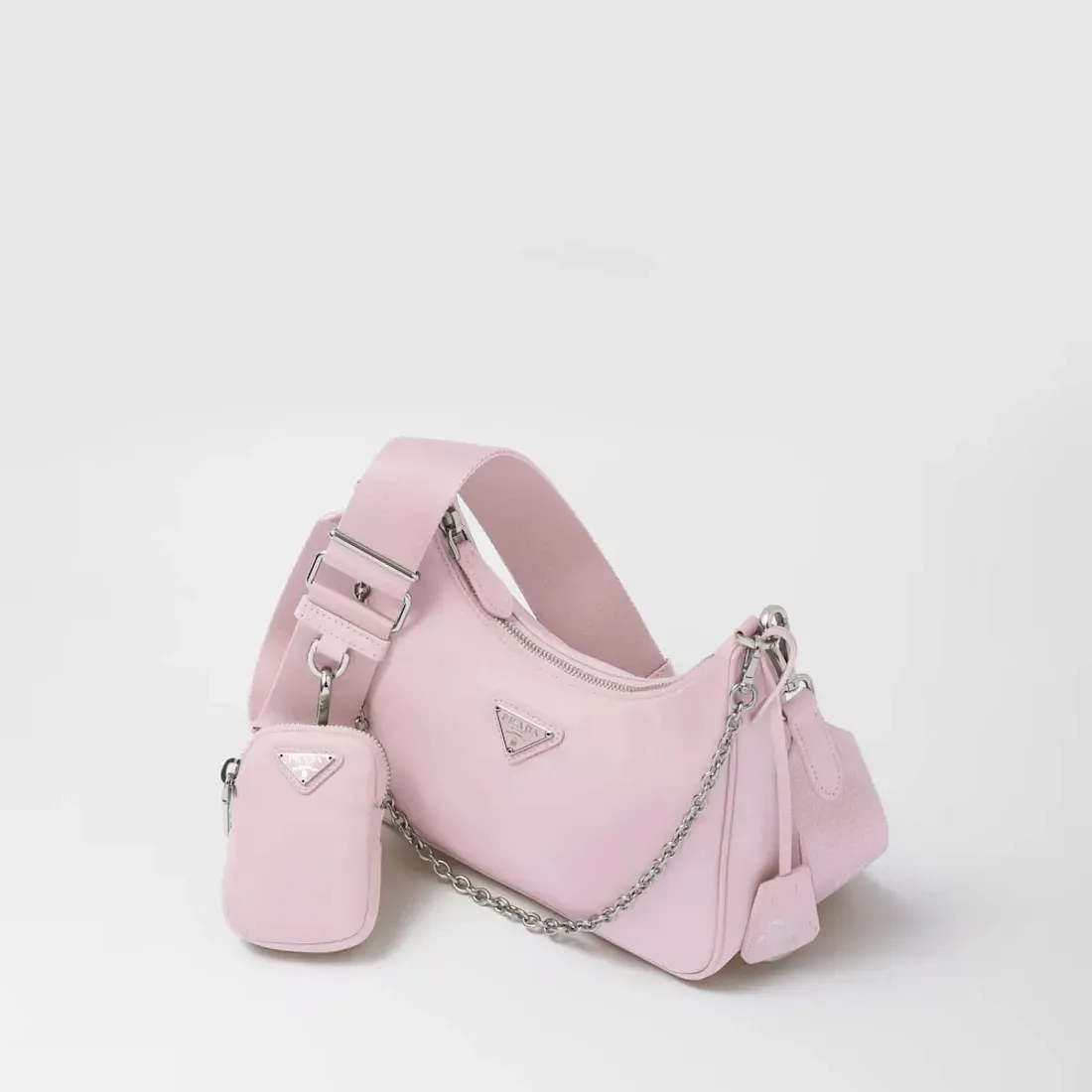 Prada Сумка Re-Edition 2005 из Re-Nylon Alabaster Pink - фото 3