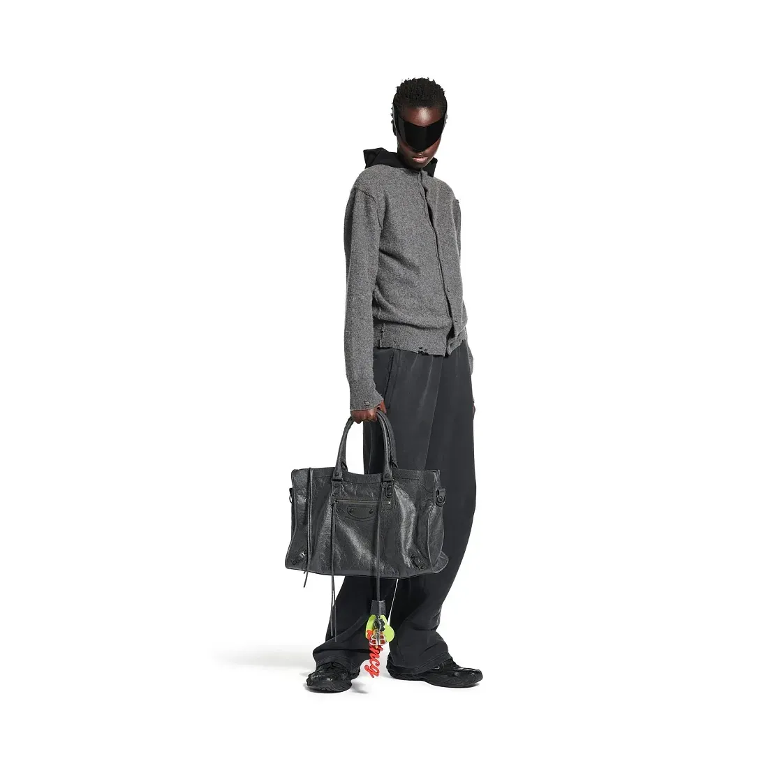 Balenciaga Сумка Le City In Volcanic Rock большого формата - фото 2