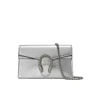 Gucci Мини-сумка Dionysus Silver Lame - фото 1
