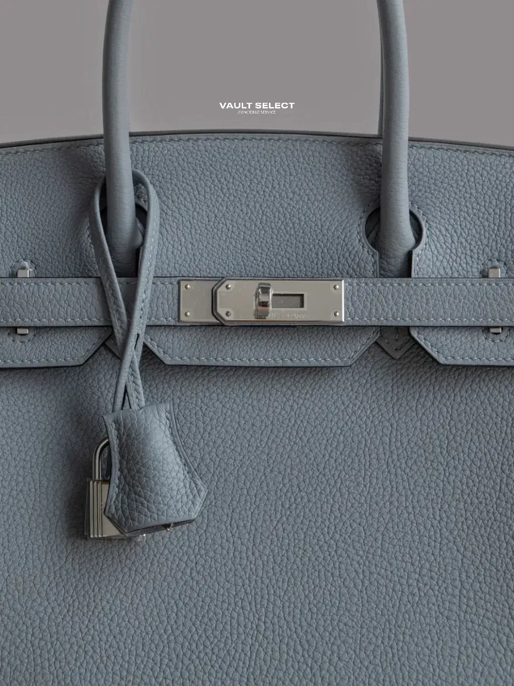 Hermès Сумка Birkin 30 Gris Pantin Togo Palladium Hardware - фото 9