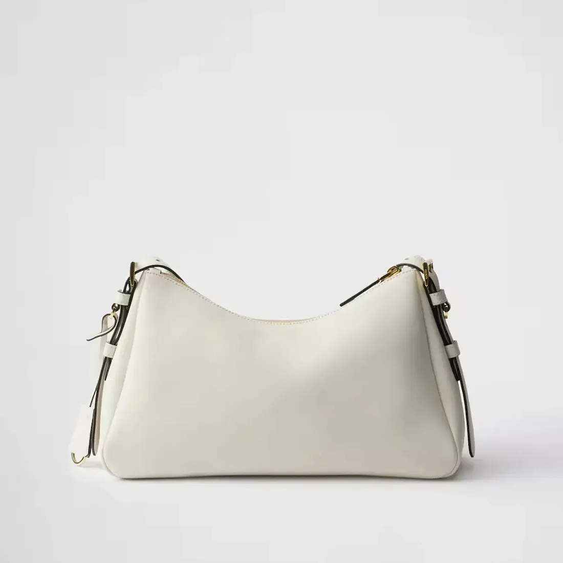 Prada Сумка на плечо Aimee Medium из кожи White - фото 4