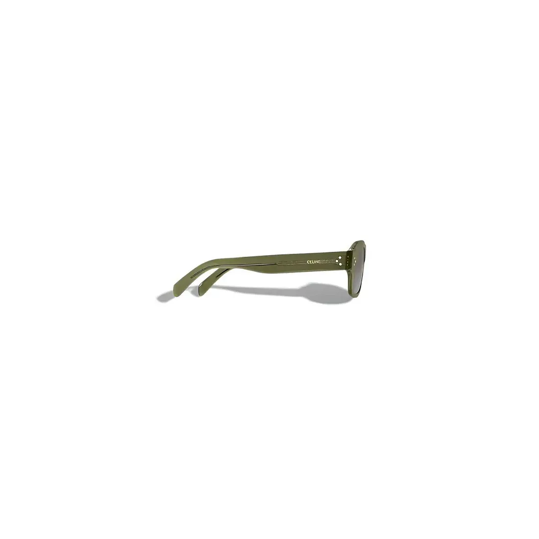 Celine Солнцезащитные очки Black Frame 61 Men Khaki - фото 3