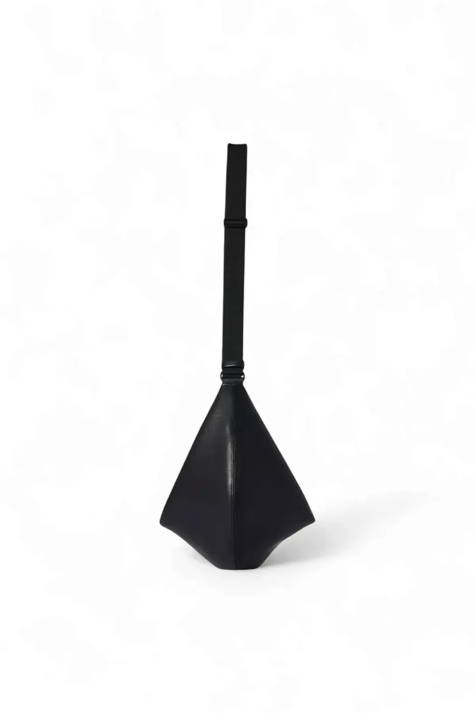 The Row Сумка Crossbody Crescent Deep Brown из кожи Black - фото 3