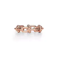 Tiffany & Co. Кольцо HardWear Micro Link Ring Men Rose Gold - фото 1