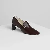 Phoebe Philo Кожаные лоферы 60 Oxblood - фото 1