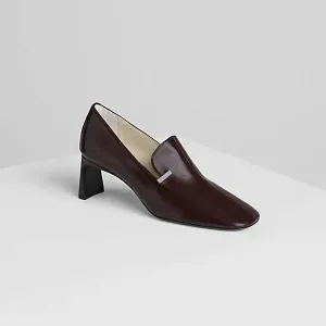 Phoebe Philo Кожаные лоферы 60 Oxblood - фото 1